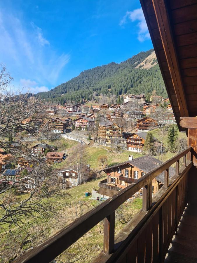 Traditional Chalet In Wengen - Top Floor Apartamento Exterior foto