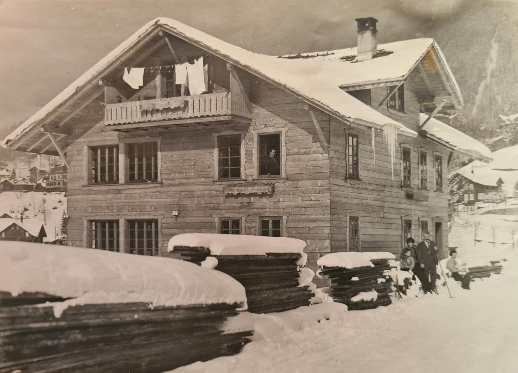 Traditional Chalet In Wengen - Top Floor Apartamento Exterior foto